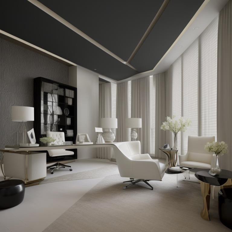 Chic Contemporary interior showing refined proportion and material subtlety