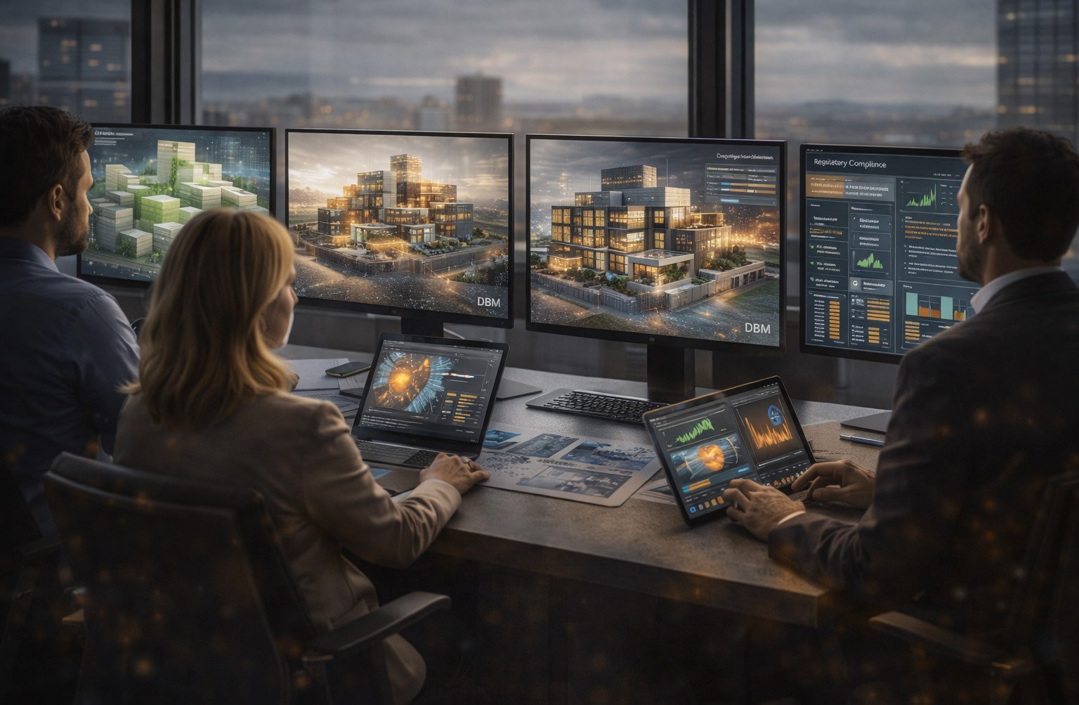 Design intelligence visualization showing algorithmic design process