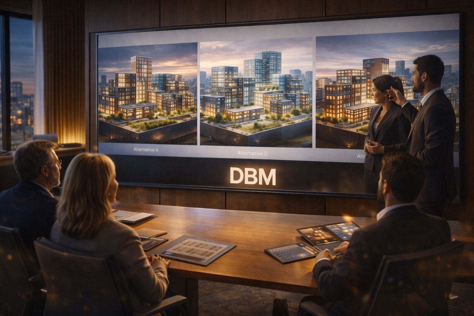 AI and architecture concept visualization