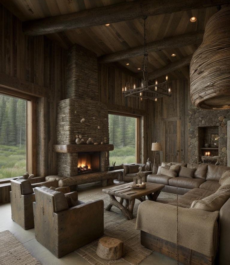 Rustic interior redesign
