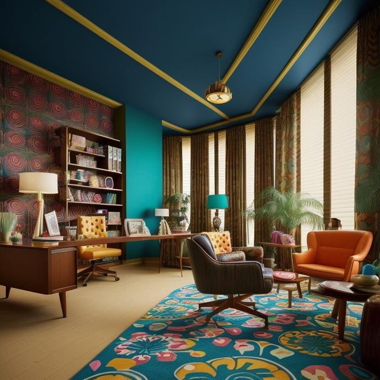 Rococo office environment