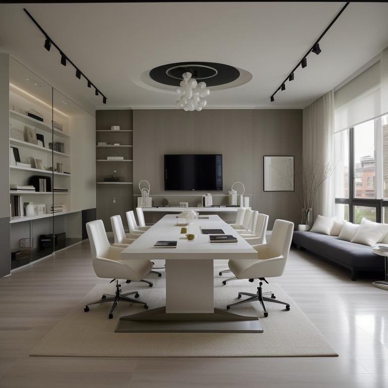 Chic Contemporary variation with refined neutrals and disciplined spatial geometry