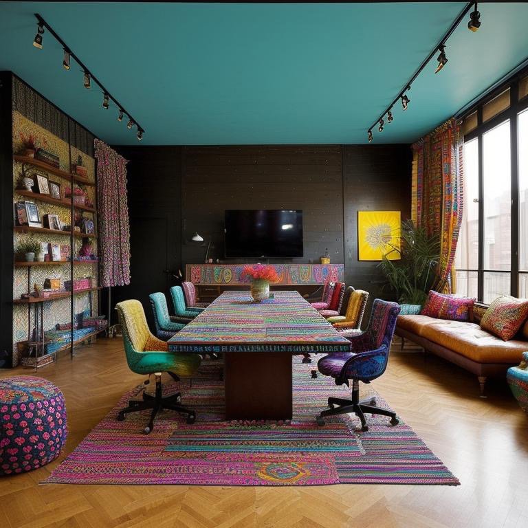 Bohemian variation with curated eclecticism and architectural harmony