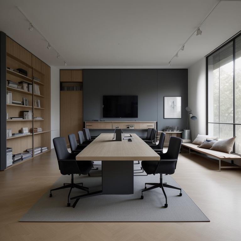 Bauhaus variation with mathematical precision and disciplined material honesty