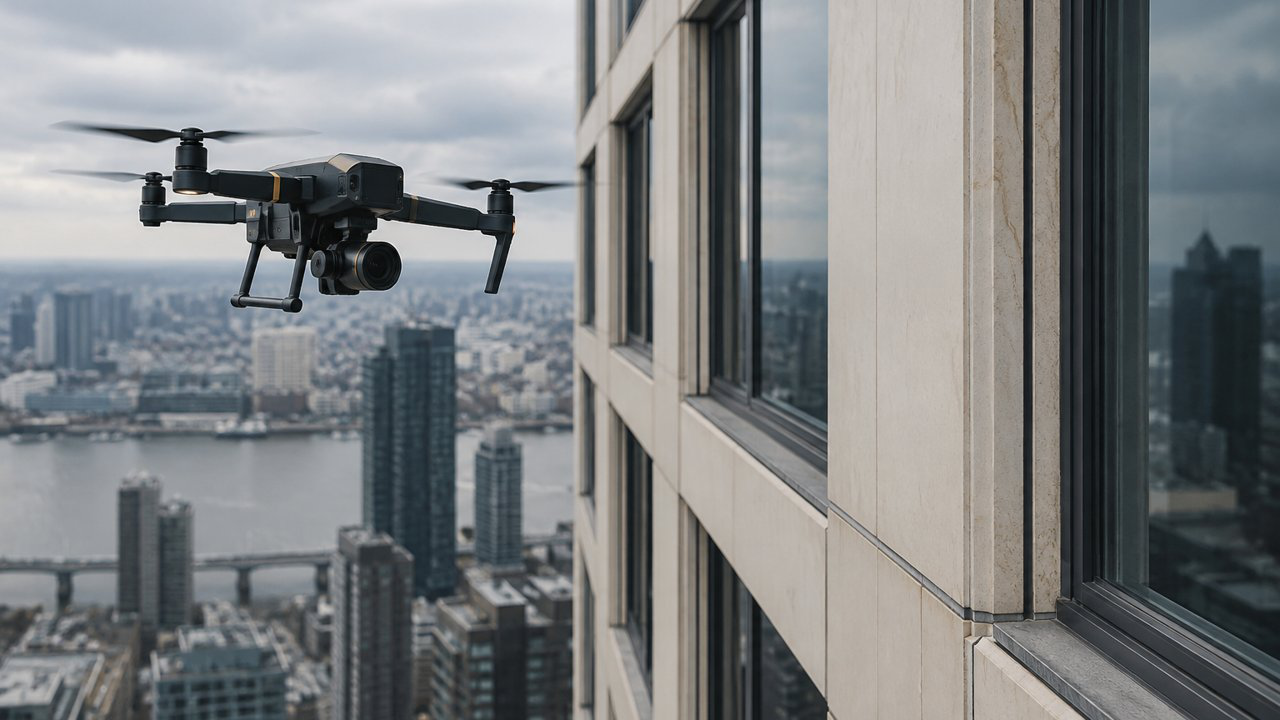 What a Drone Can See, and What a Facade Inspection Still Needs