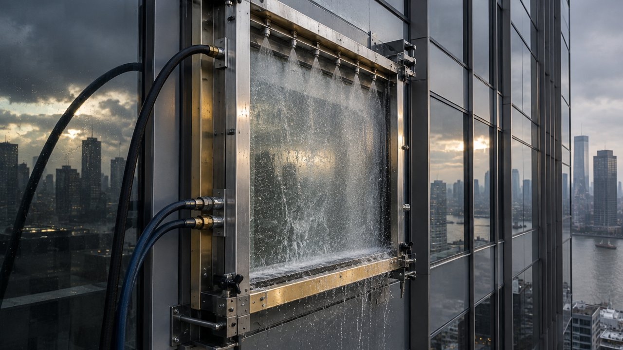 Water Testing a Curtain Wall: What a Pass or Failure Actually Means