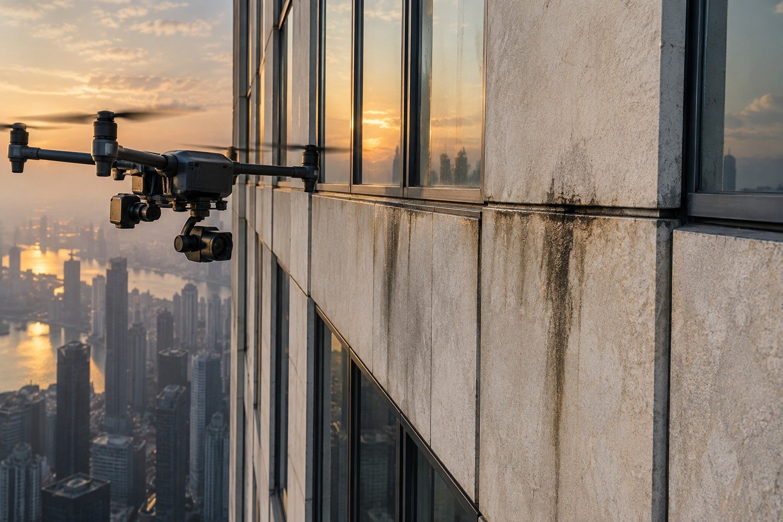 Drone + AI Facade Inspection: The End of Scaffolding